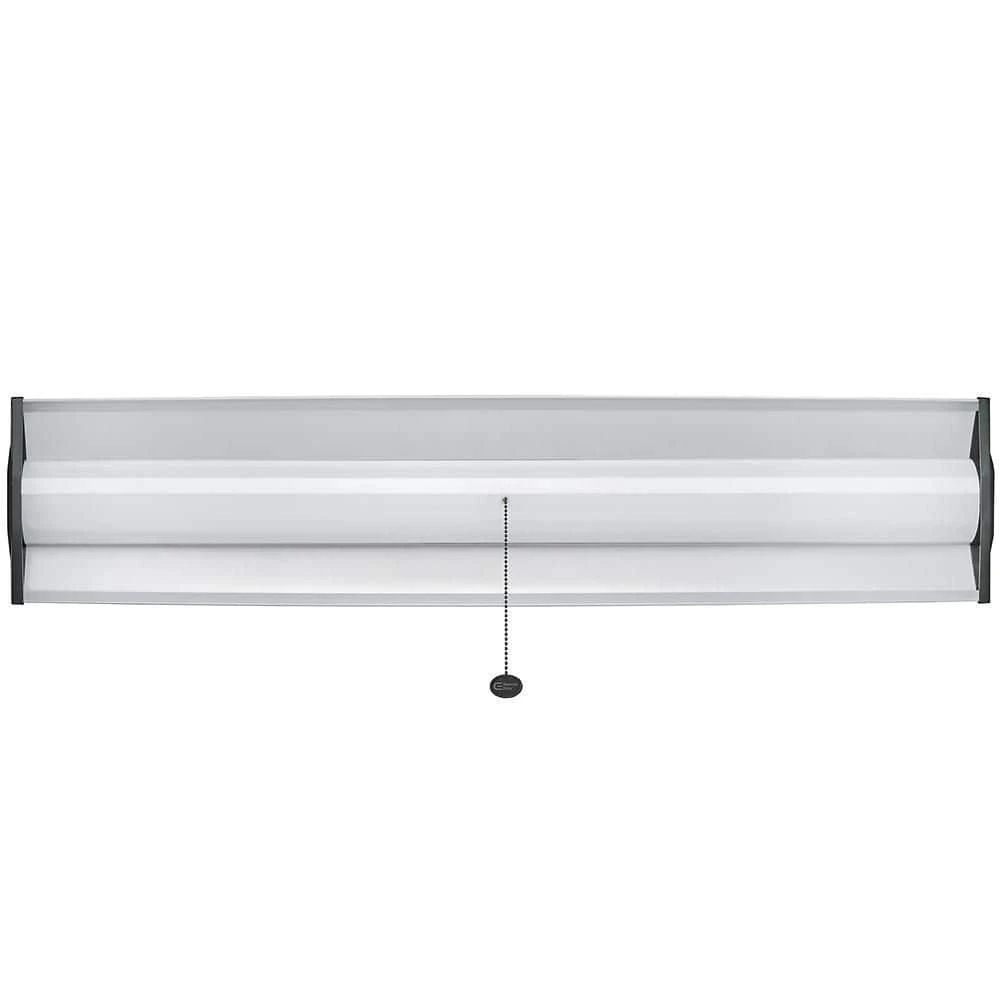 4 ft. 96-Watt Equivalent High Output 5500 Lumens Black Brushed Nickel Integrated LED Shop Light Linkable 4000K (4-Pack) by Commercial Electric - Image 6