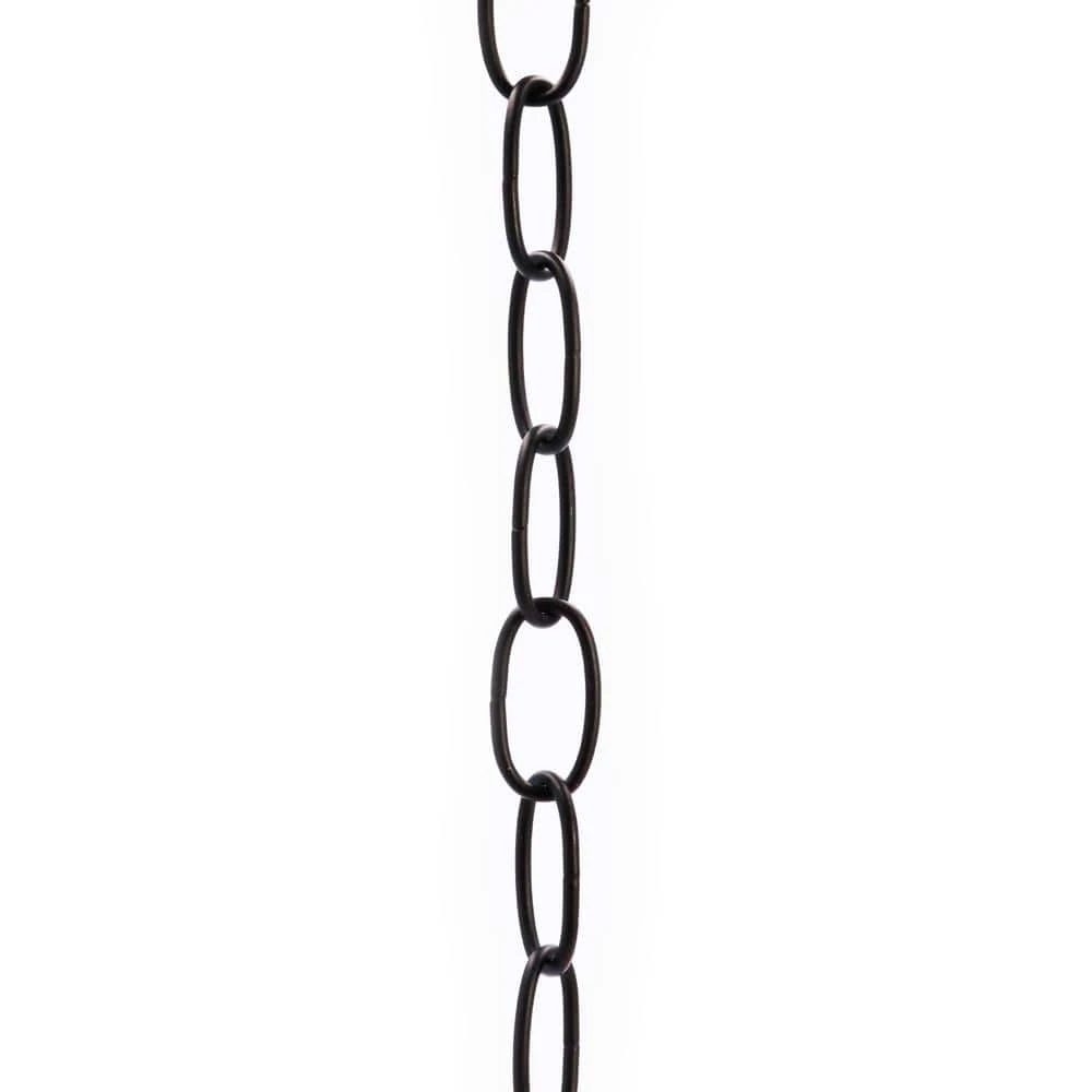 3 ft. 11-Gauge Black Lighting Fixture Chain for Pendant Lights, Chandeliers, and Swag Lights by Commercial Electric