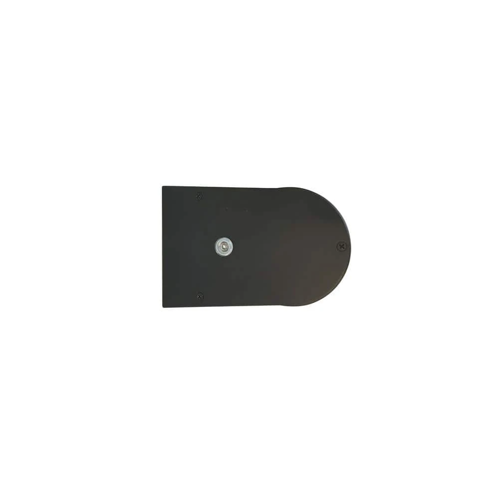 17-Watt Black Outdoor Integrated LED Jelly Jar Wall Pack Light with Dusk to Dawn Control by Commercial Electric - Image 3