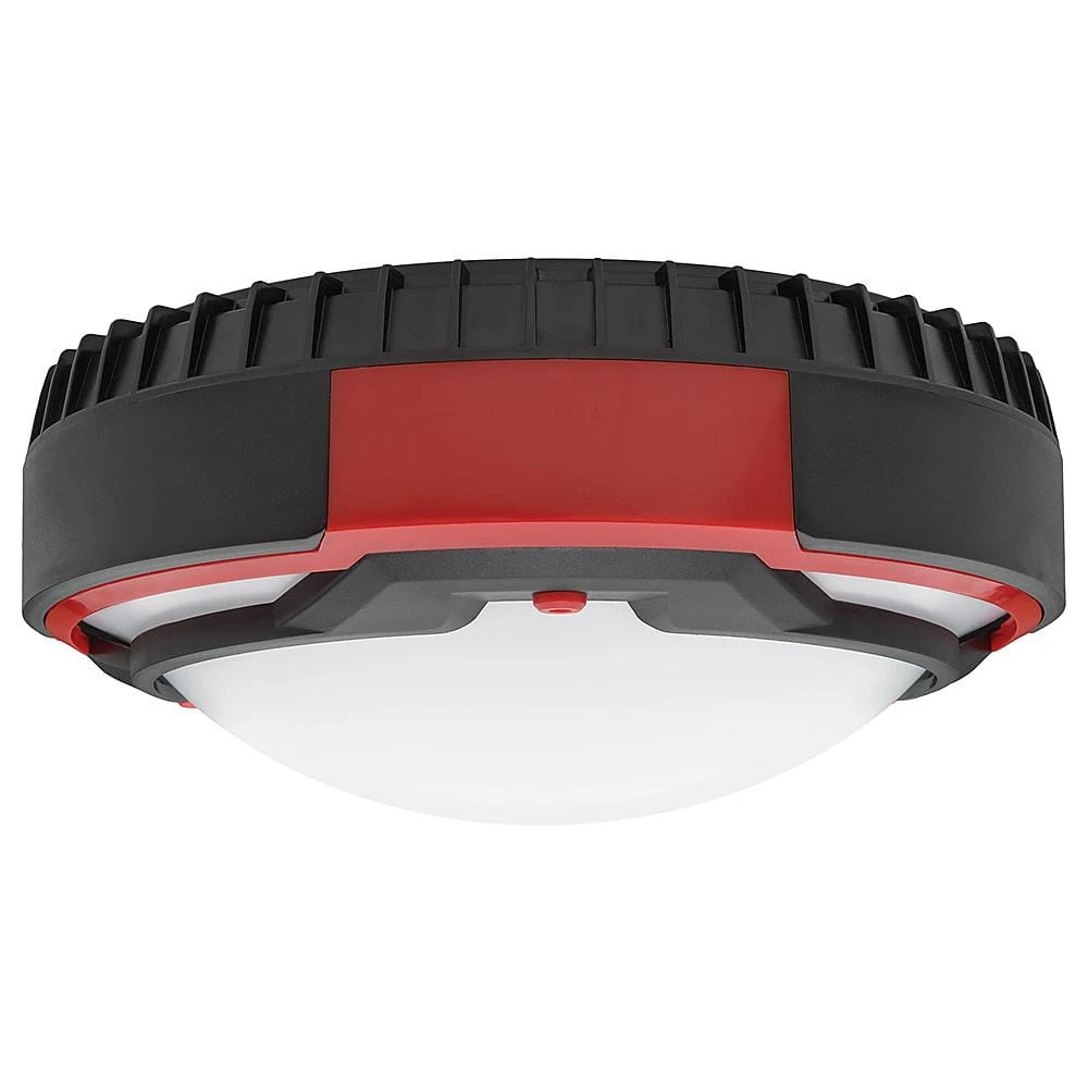 Spin Light 9 in. Heavy Duty Black Red Selectable LED Flush Mount Ceiling Light 1100 Lumens 3000K 4000K 5000K by Commercial Electric - Image 4