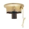 3-1/4 in. Brass Glass Shade Holder Kit for Ceiling Light Fixtures by Commercial Electric