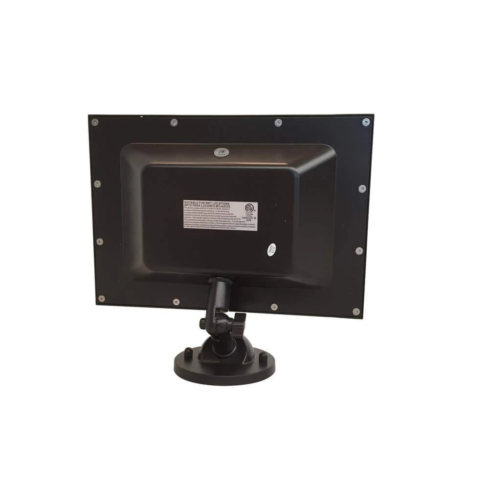 46-Watt Bronze Outdoor Integrated LED Street Lamp Flood Light with Dusk to Dawn Control by Commercial Electric - Image 4