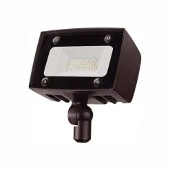 Architectural 150-Watt Equivalent Integrated Outdoor LED Flood Light, 2000 Lumens, Security Light by Commercial Electric
