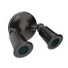 Twin-Head Bronze Outdoor Flood Light for Outdoor Security Lighting by Commercial Electric