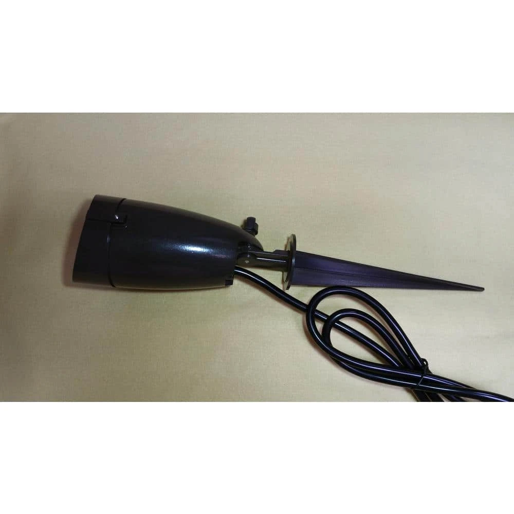 14-Watt 1100 Lumens Line Voltage Bronze LED Landscape Flood Light with Spike Plug by Commercial Electric - Image 6