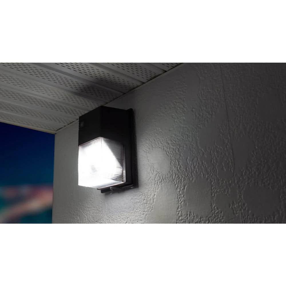 150-Watt Equivalent Integrated Outdoor LED Wall Pack, 2500 Lumens, Dusk to Dawn Outdoor Security Light (2-Pack) by Commercial Electric - Image 7