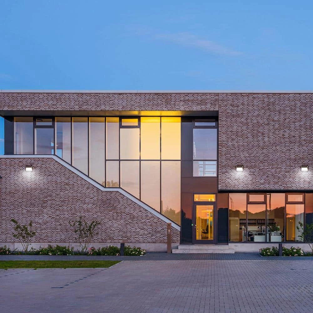 450- Watt Equivalent Integrated LED Bronze Dusk to Dawn Refractor Wall Pack Light, 4000K by Commercial Electric - Image 5