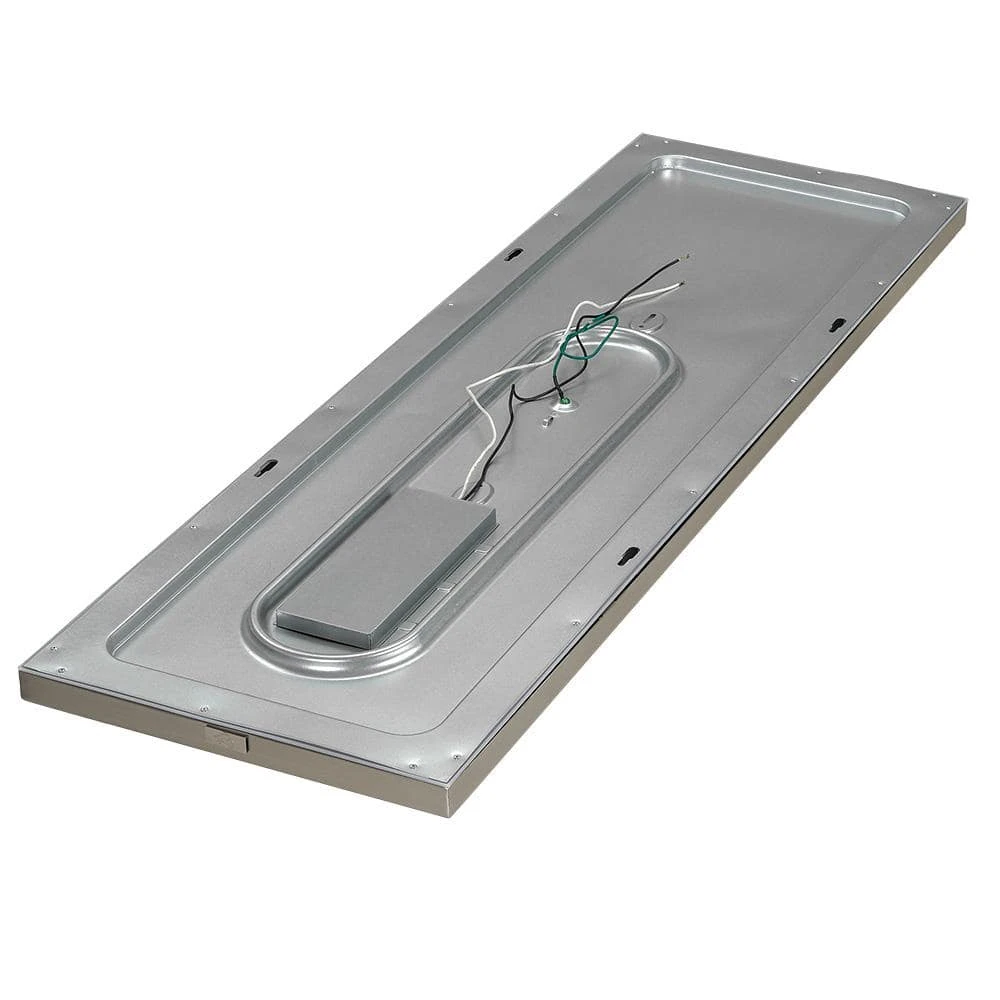 48 in. x 15 in. Low Profile Brushed Nickel Color Selectable LED Flush Mount Ceiling Light w/Night Light Feature by Commercial Electric - Image 5