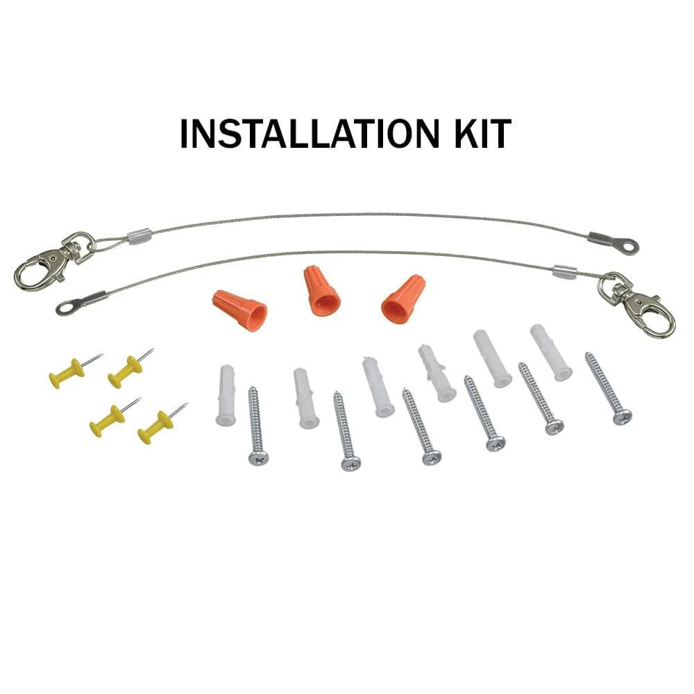 48 in. x 15 in. Low Profile Brushed Nickel Color Selectable LED Flush Mount Ceiling Light w/Night Light Feature by Commercial Electric - Image 6