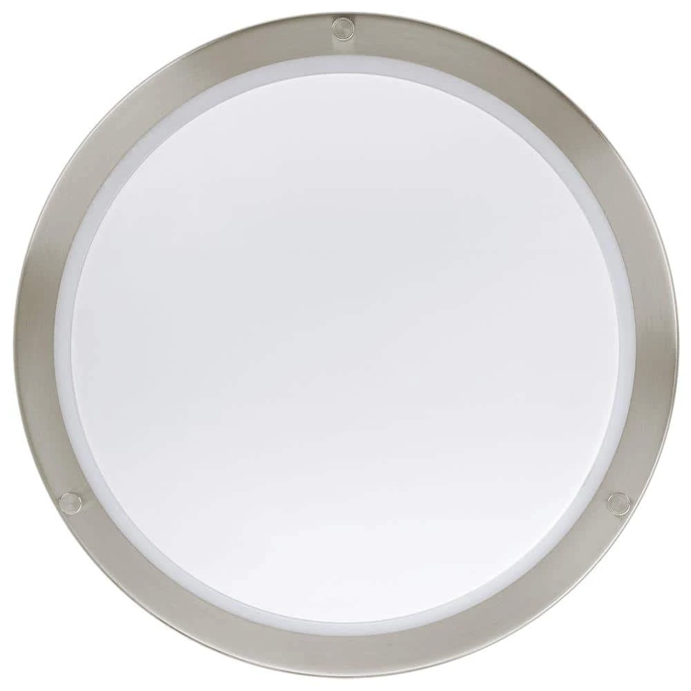 11 in. Orbit Round Brushed Nickel Color Selectable LED Flush Mount Ceiling Light 1000 Lumens Dimmable by Commercial Electric - Image 8