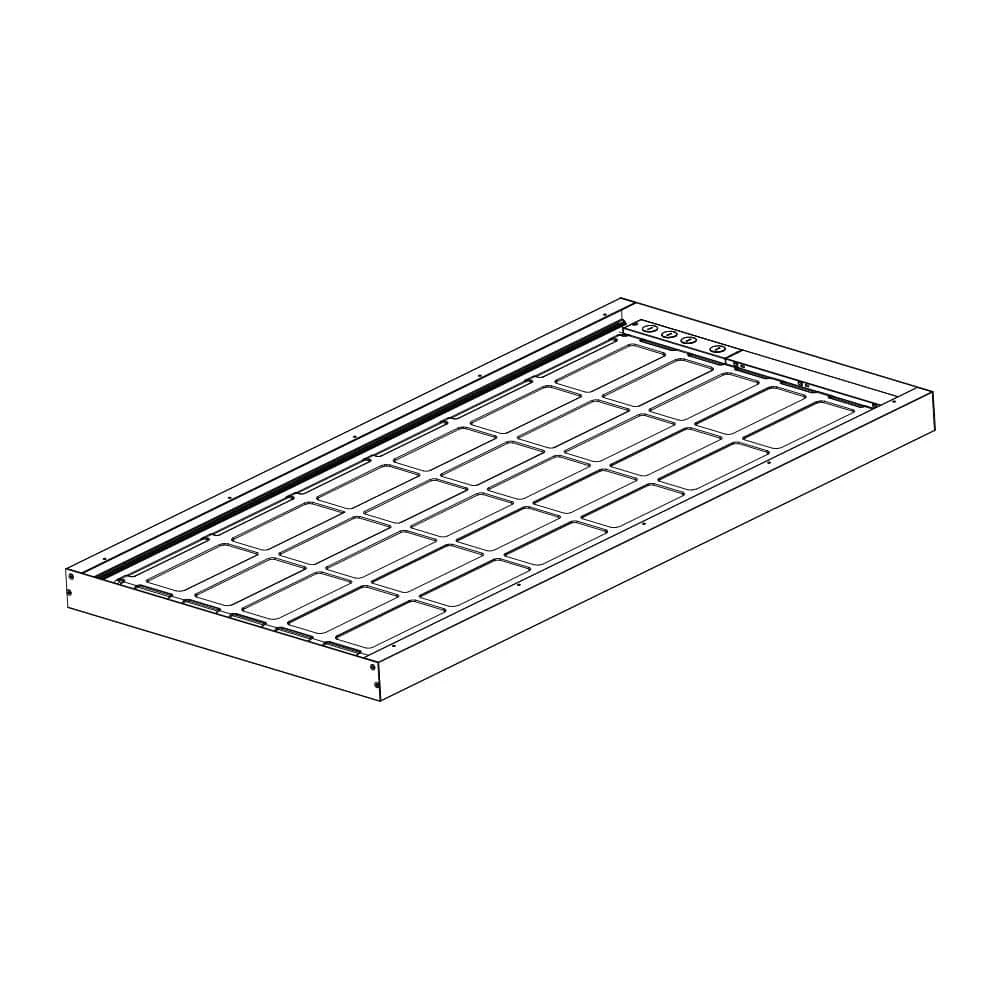 Surface Mount Kit for 2 ft. x 4 ft. Back-Lit Panel Light by Commercial Electric - Image 3