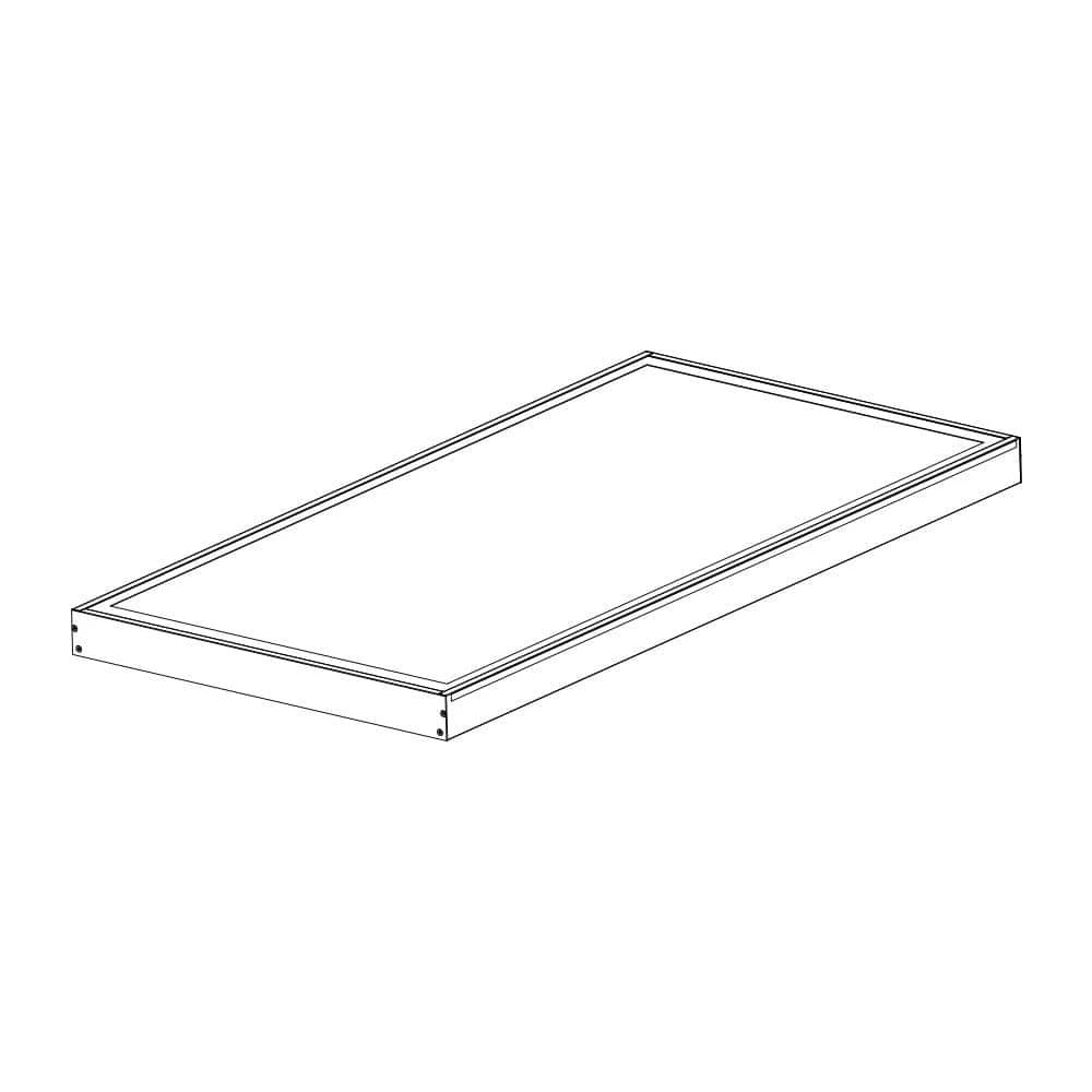 Surface Mount Kit for 2 ft. x 4 ft. Back-Lit Panel Light by Commercial Electric - Image 2
