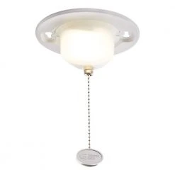 5 in. Closet Light LED Ceiling Utility Light with Pull Chain Lamp Holder 120 Volts 7 Watts 650 Lumens by Commercial Electric