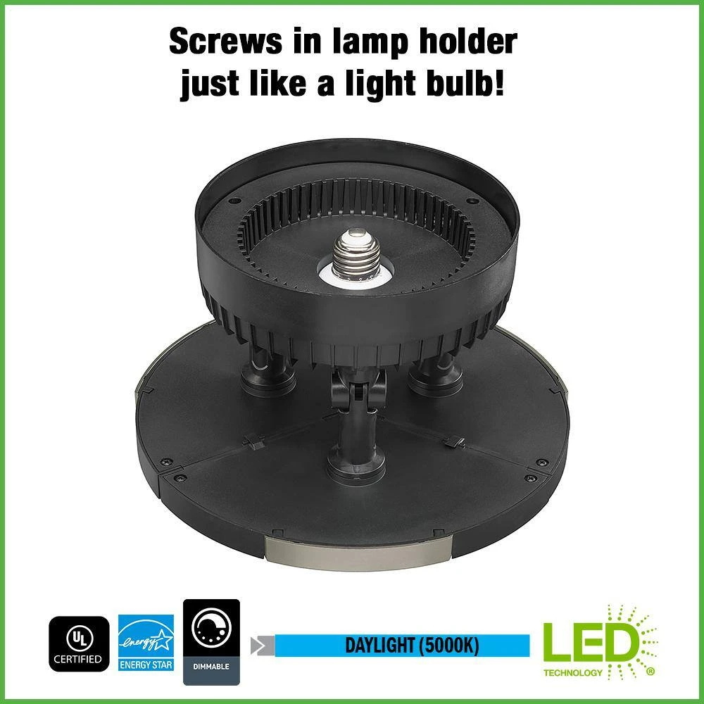 225-Watt Equivalent 10 in. E26 LED Light Bulb 3 Individual Adjustable Heads to Direct Beam Angle in Daylight (4-Pack) by Commercial Electric - Image 10