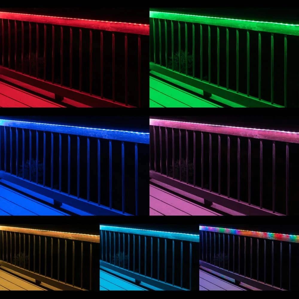 13.2 ft. RGB Pixel LED Heavy-Duty Strip Light with Remote Control by Commercial Electric - Image 10