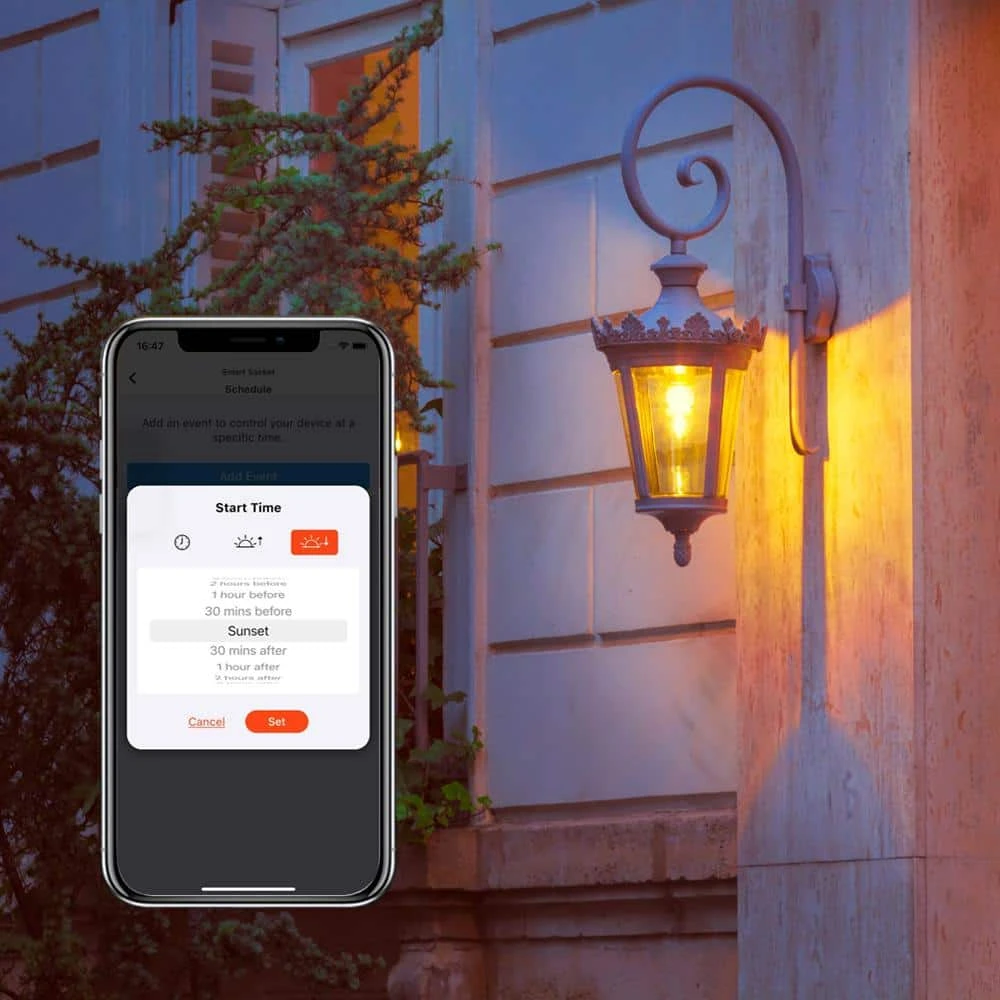 Indoor/Outdoor Smart Hubspace Screw-Based Lighting Socket by Commercial Electric - Image 9