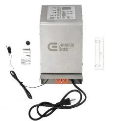 Low Voltage 200-Watt Stainless Steel Landscape Transformer by Commercial Electric