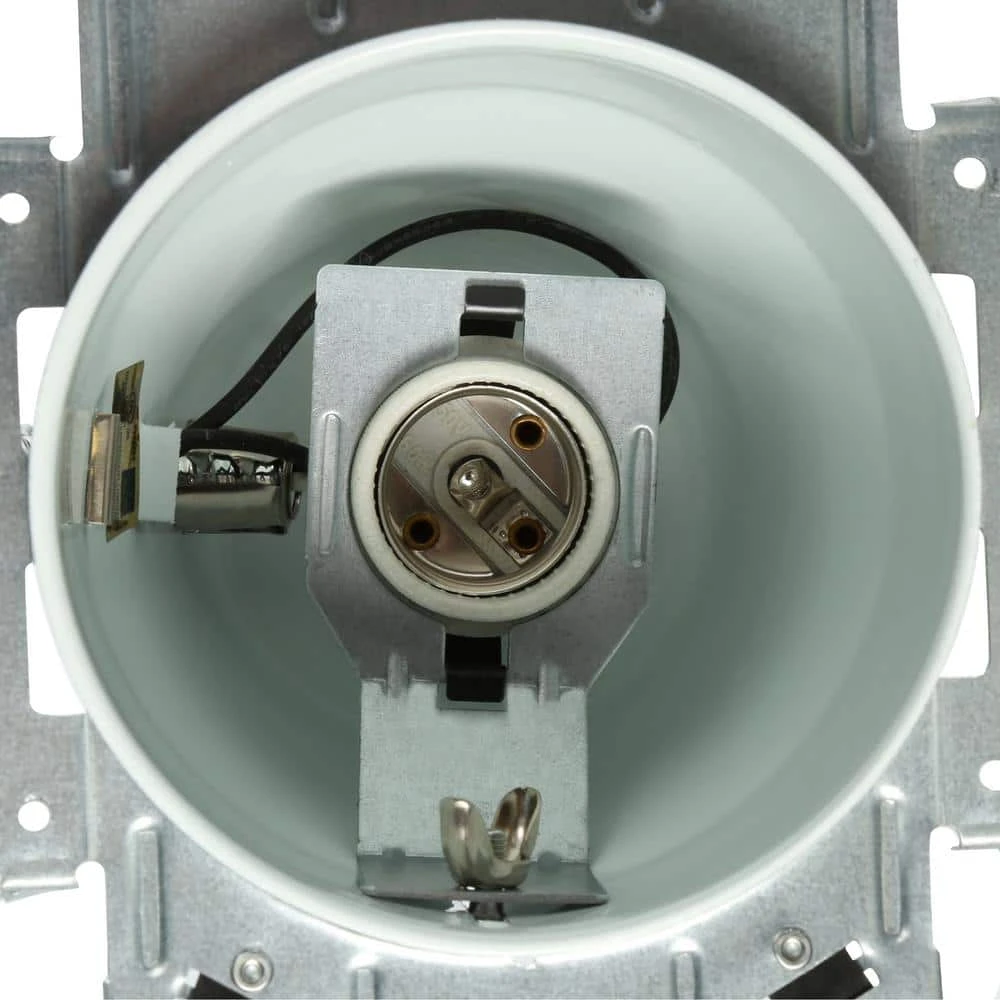 4 in. White Recessed Non-IC New Construction Housing (6-Pack) by Commercial Electric - Image 3
