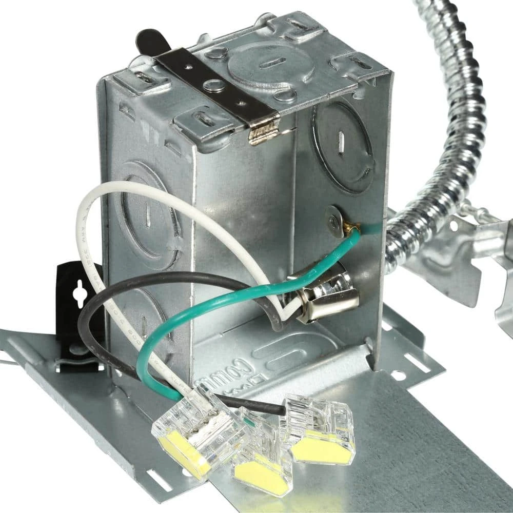 4 in. White Recessed Non-IC New Construction Housing (6-Pack) by Commercial Electric - Image 4