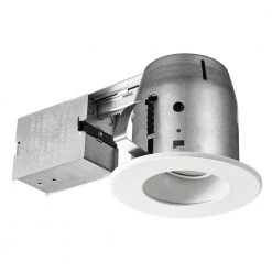 LED Glare Control / Directional 4 in. White Recessed Kit by Commercial Electric