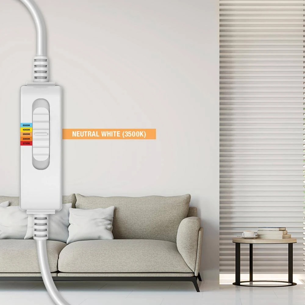 Ultra-Low Glare 6 in. Color Selectable New Construction and Remodel Canless Recessed Integrated LED Kit by Commercial Electric - Image 7