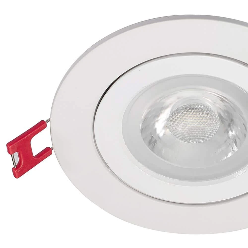 Ultra-Spot 4 in. Selectable New Construction and Remodel Color Canless Recessed Integrated LED Kit by Commercial Electric - Image 3