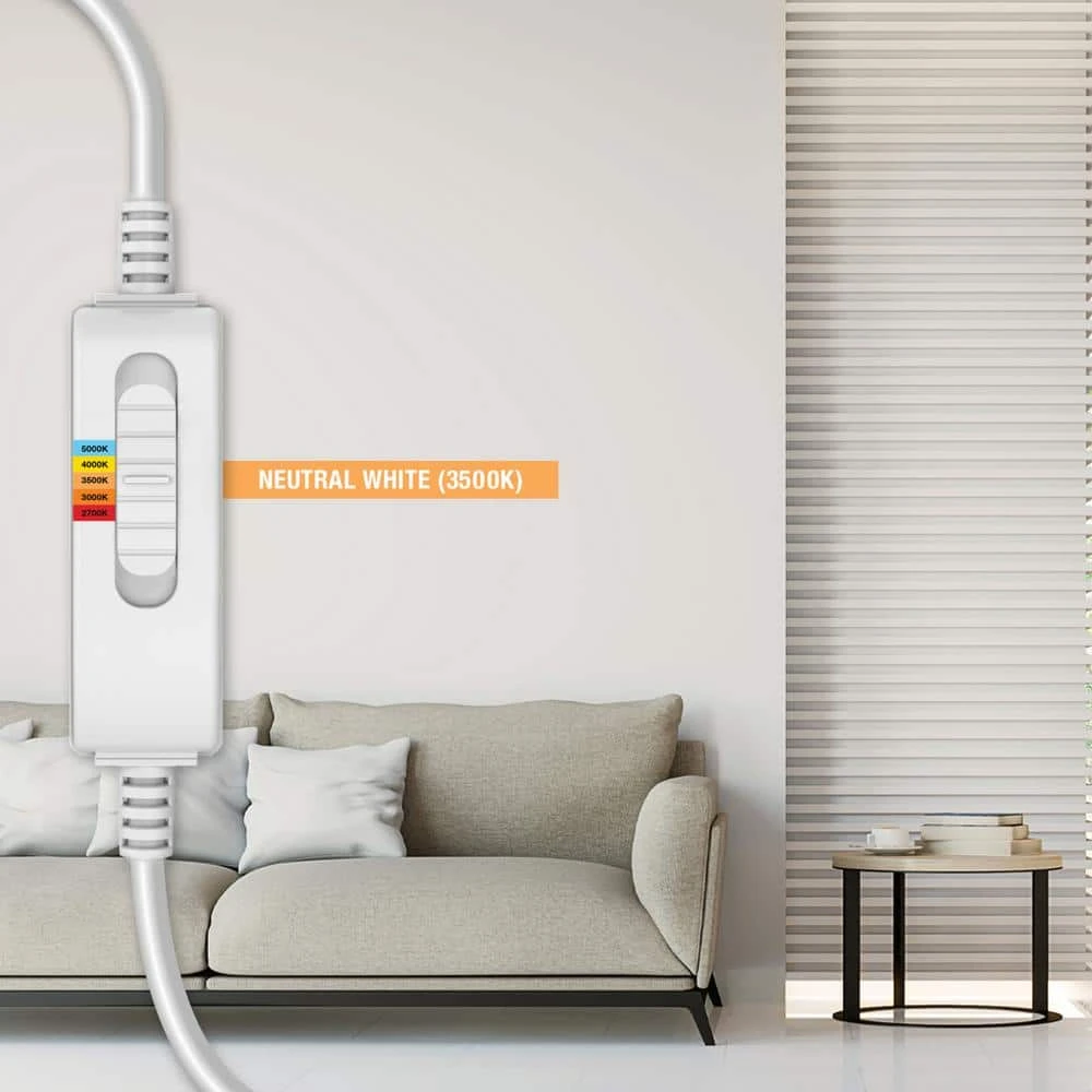 Ultra Slim Square 4 in. Color Selectable New Construction and Remodel Canless Recessed Integrated LED Kit by Commercial Electric - Image 7