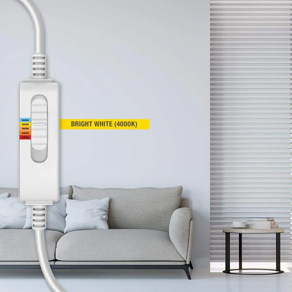 Ultra Slim Square 4 in. Color Selectable New Construction and Remodel Canless Recessed Integrated LED Kit by Commercial Electric - Image 6