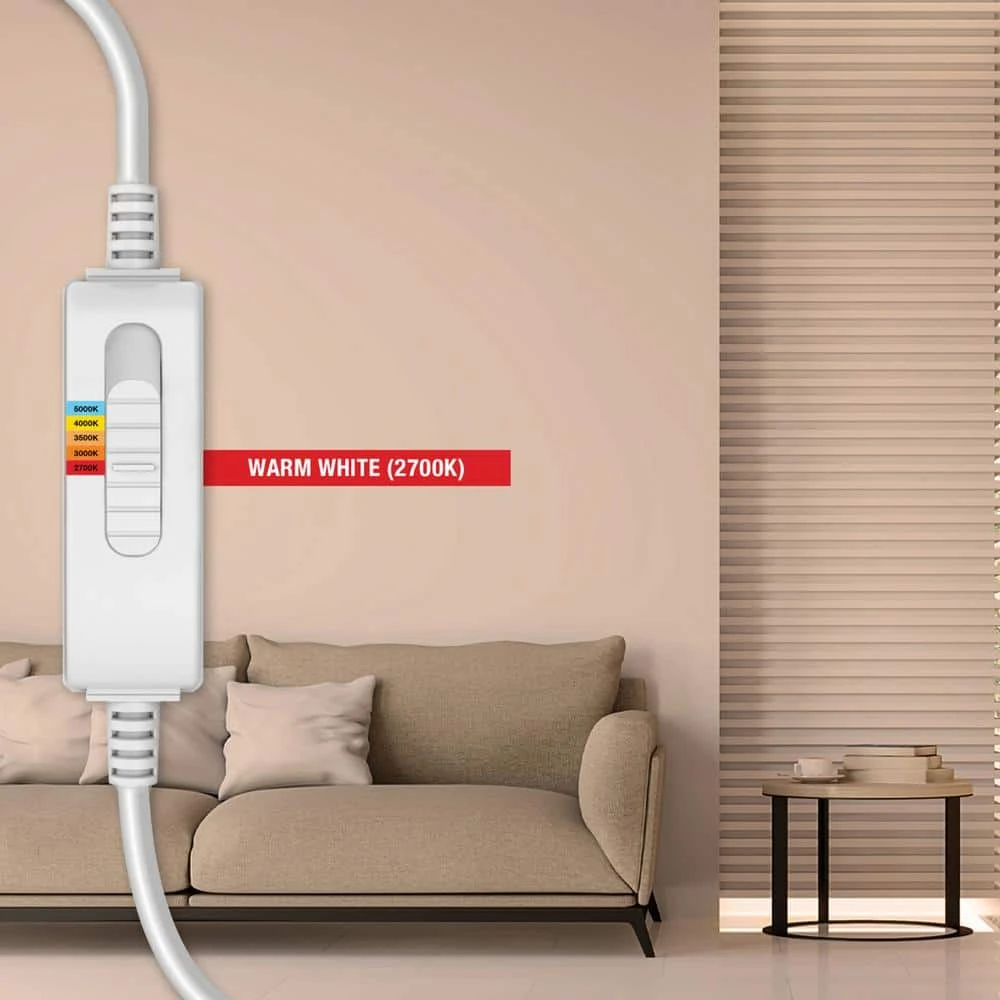 Ultra Slim Square 4 in. Color Selectable New Construction and Remodel Canless Recessed Integrated LED Kit by Commercial Electric - Image 9