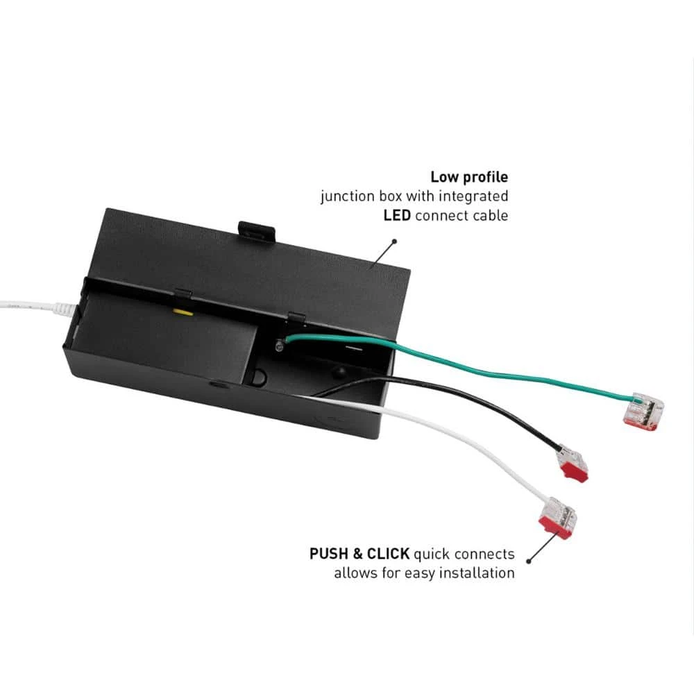 2 in. White Gimble LED Integrated Trimless Recessed Lighting Kit by Commercial Electric - Image 6
