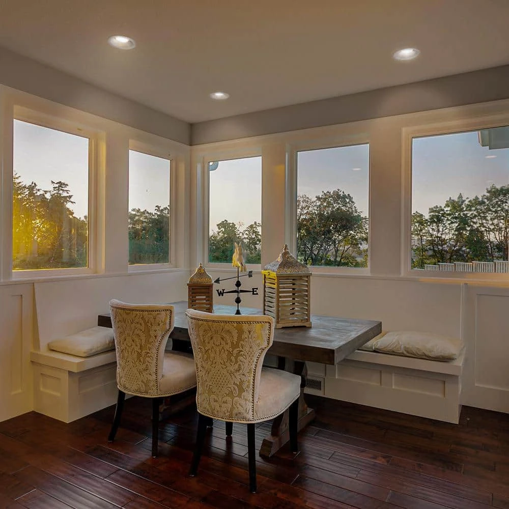 4 in. White Interchangeable Trim LED Integrated Trimless Recessed Lighting Kit by Commercial Electric - Image 4