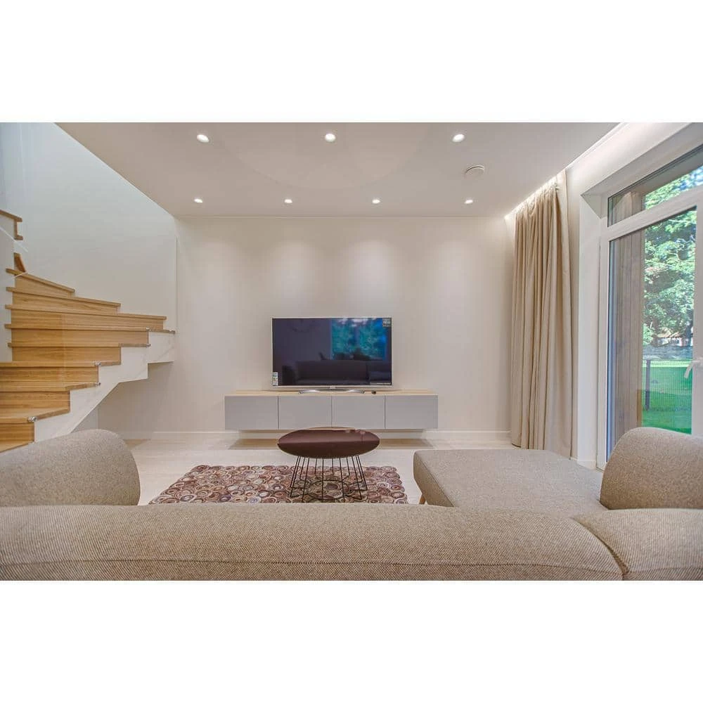 3/4 in. New Construction or Remodel White Dimmable Canless Recessed LED Kit with Adjustable Color Changing Technology by Commercial Electric - Image 7