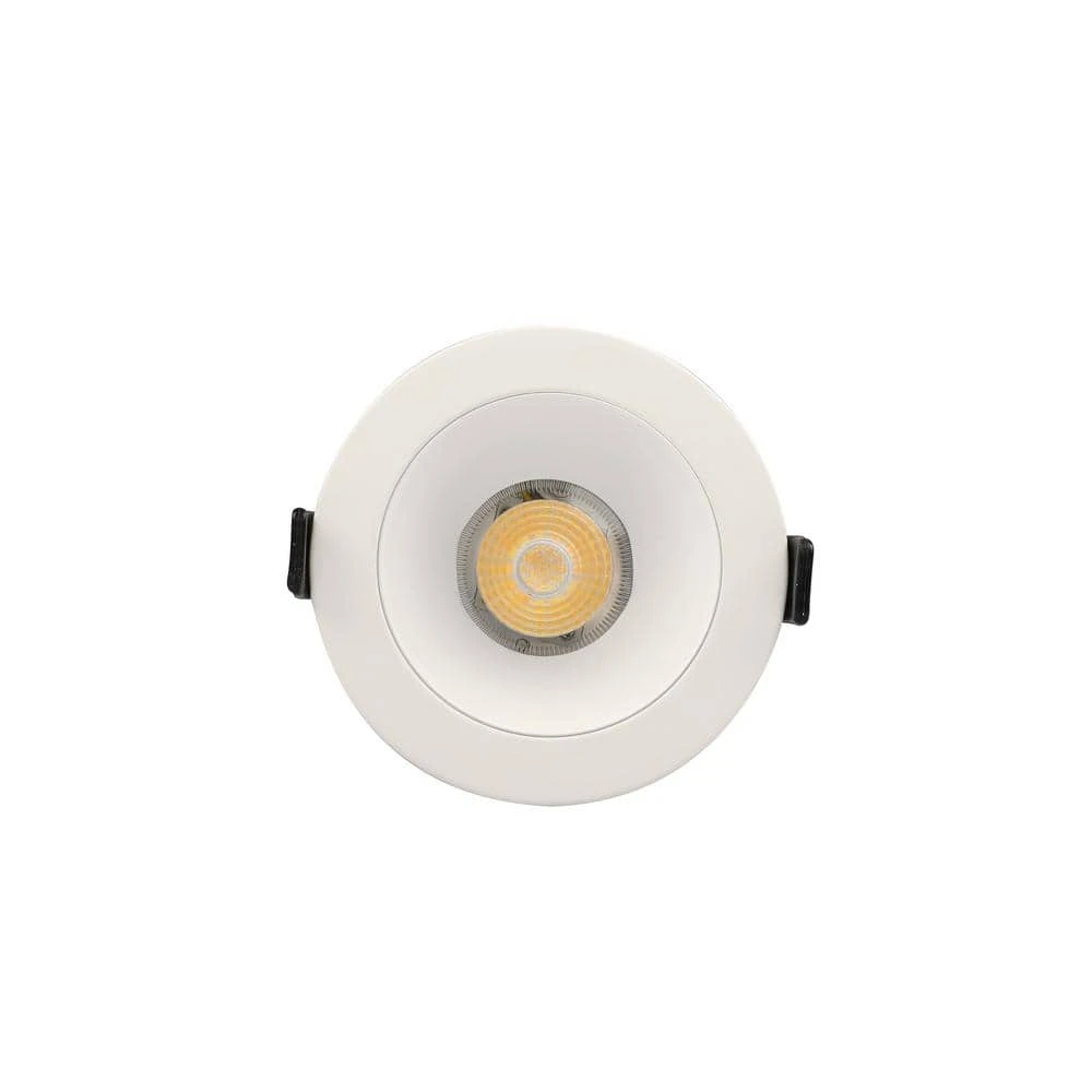 3/4 in. New Construction or Remodel White Dimmable Canless Recessed LED Kit with Adjustable Color Changing Technology by Commercial Electric