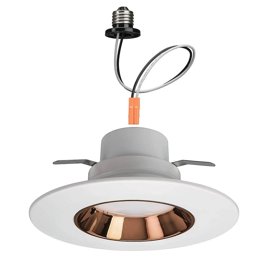 5 in./6 in. Selectable Integrated LED Recessed Trim Can Light with 4 Interchangeable Trims 950 Lumens Dimmable (8-Pack) by Commercial Electric - Image 6