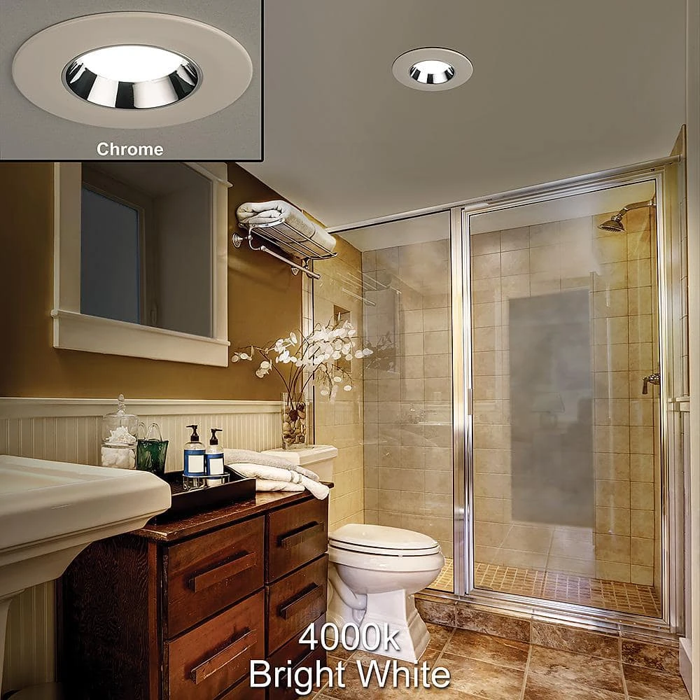 5 in./6 in. Selectable Integrated LED Recessed Trim Can Light with 4 Interchangeable Trims 950 Lumens Dimmable (8-Pack) by Commercial Electric - Image 11