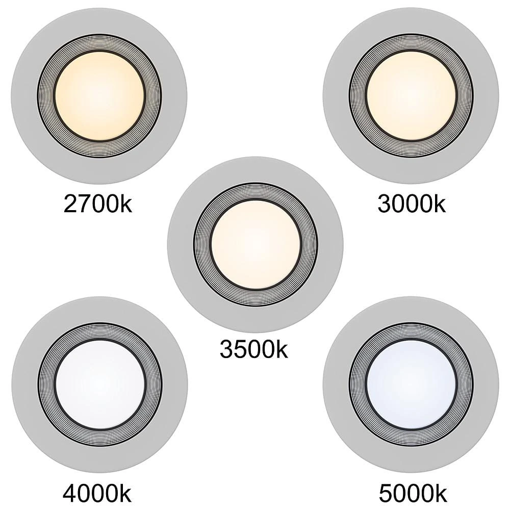 6 in. Selectable Integrated LED Recessed Trim Downlight 30 Configurations in One Fixture High Ceiling Output Dimmable by Commercial Electric - Image 7