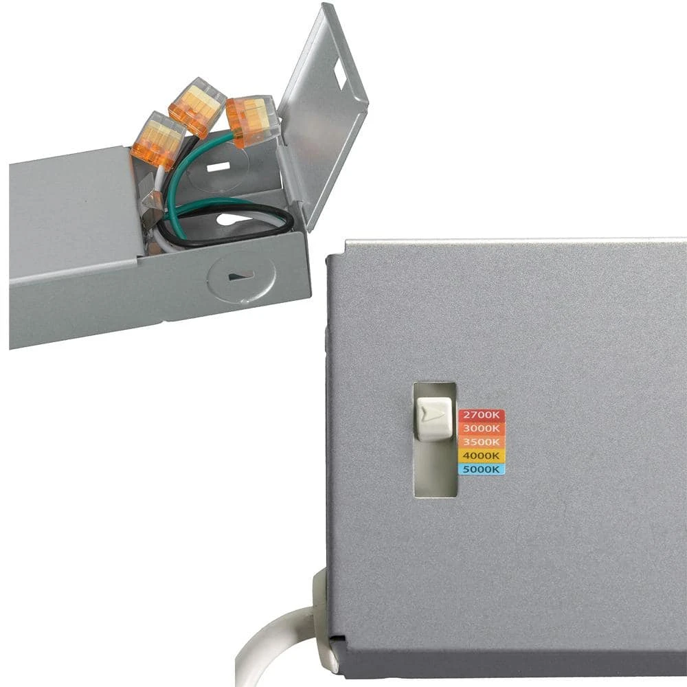 Ultra Slim 8 in. Canless Adjustable Color Temperature Integrated LED Recessed Trim with Night Light (24-Pack) by Commercial Electric - Image 6