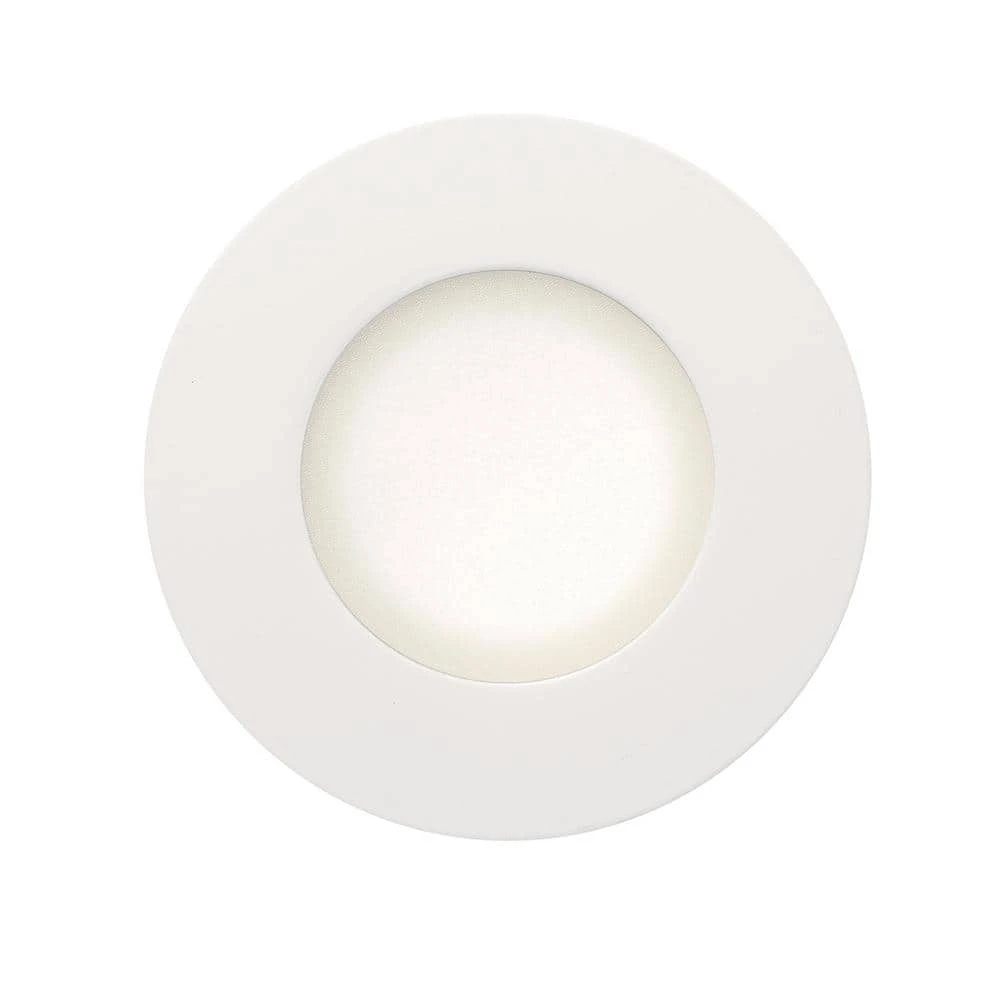 4 in. Selectable CCT Integrated LED Retrofit Ultra-Slim White Recessed Light Trim by Commercial Electric - Image 2