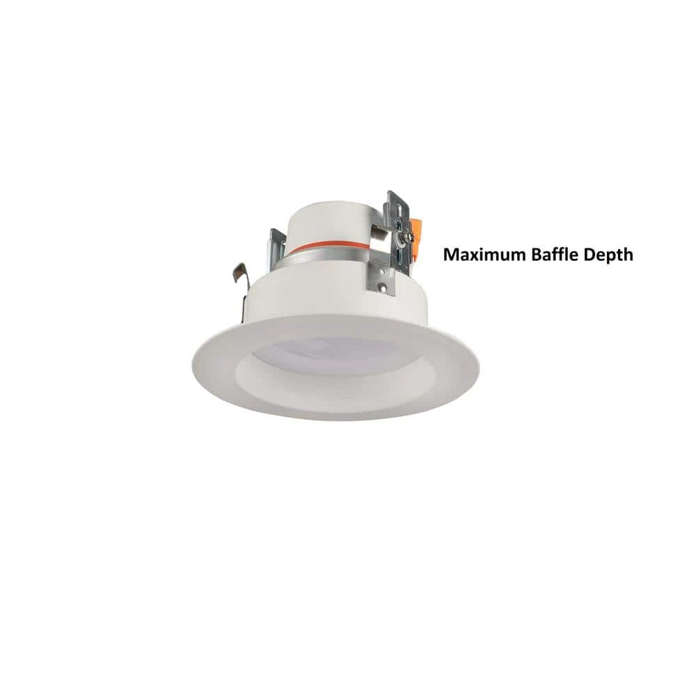 4 in. Selectable Integrated LED Recessed Adjustable Depth Trim by Commercial Electric - Image 3