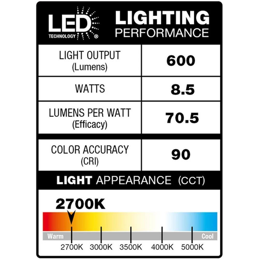 4 in. Selectable Integrated LED Recessed Adjustable Depth Trim by Commercial Electric - Image 6