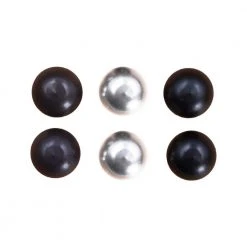 3/8 in. Assorted Finish Lamp Cap Nuts (6-Pack) in Matte Black, Oil Rubbed Bronze and Chrome by Commercial Electric