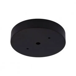 5 in. Matte Black Modern Canopy Kit for Ceiling Light Fixtures by Commercial Electric