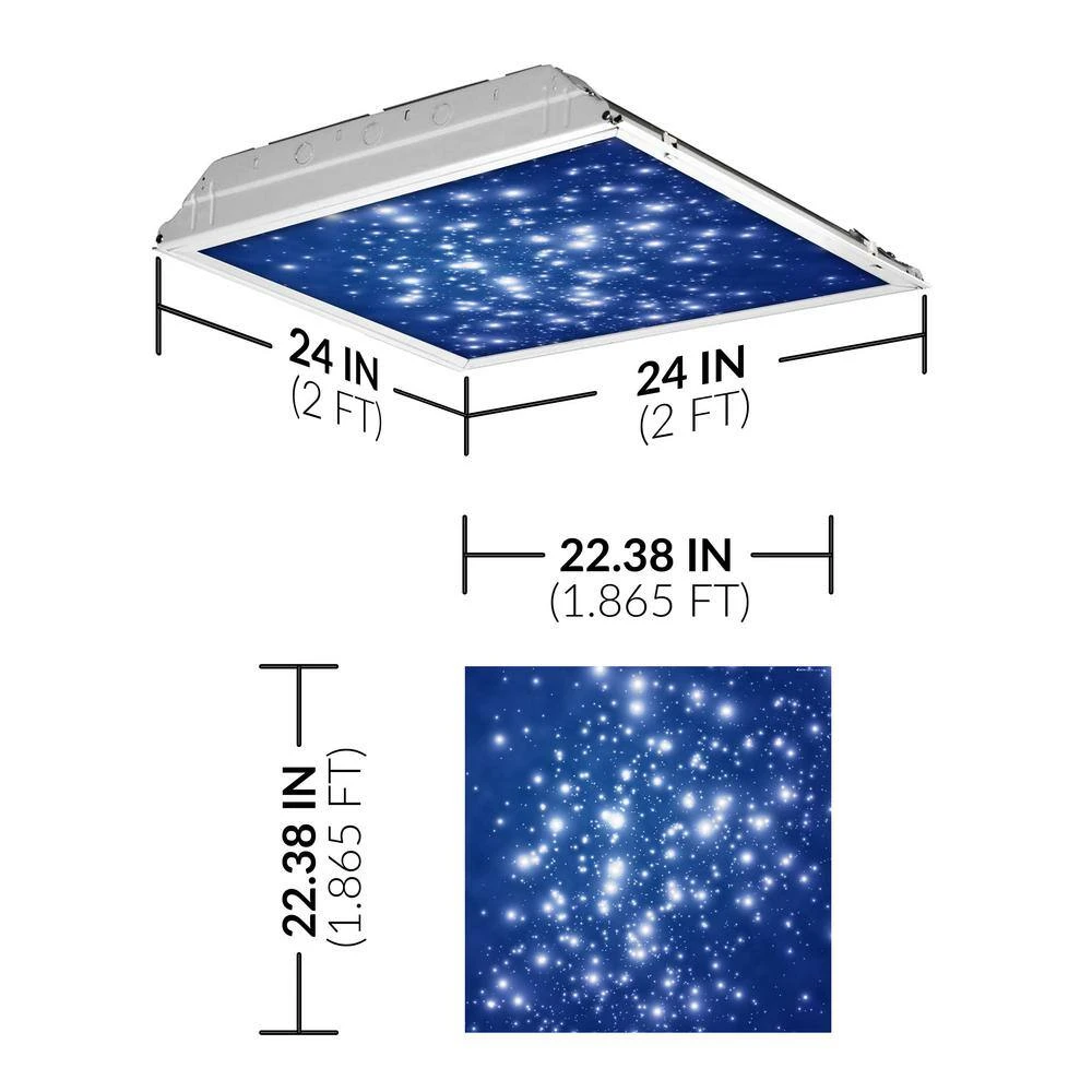 002 2 ft. x 2 ft. Fluorescent Light Filters Astronomy by OCTO LIGHTS - Image 2