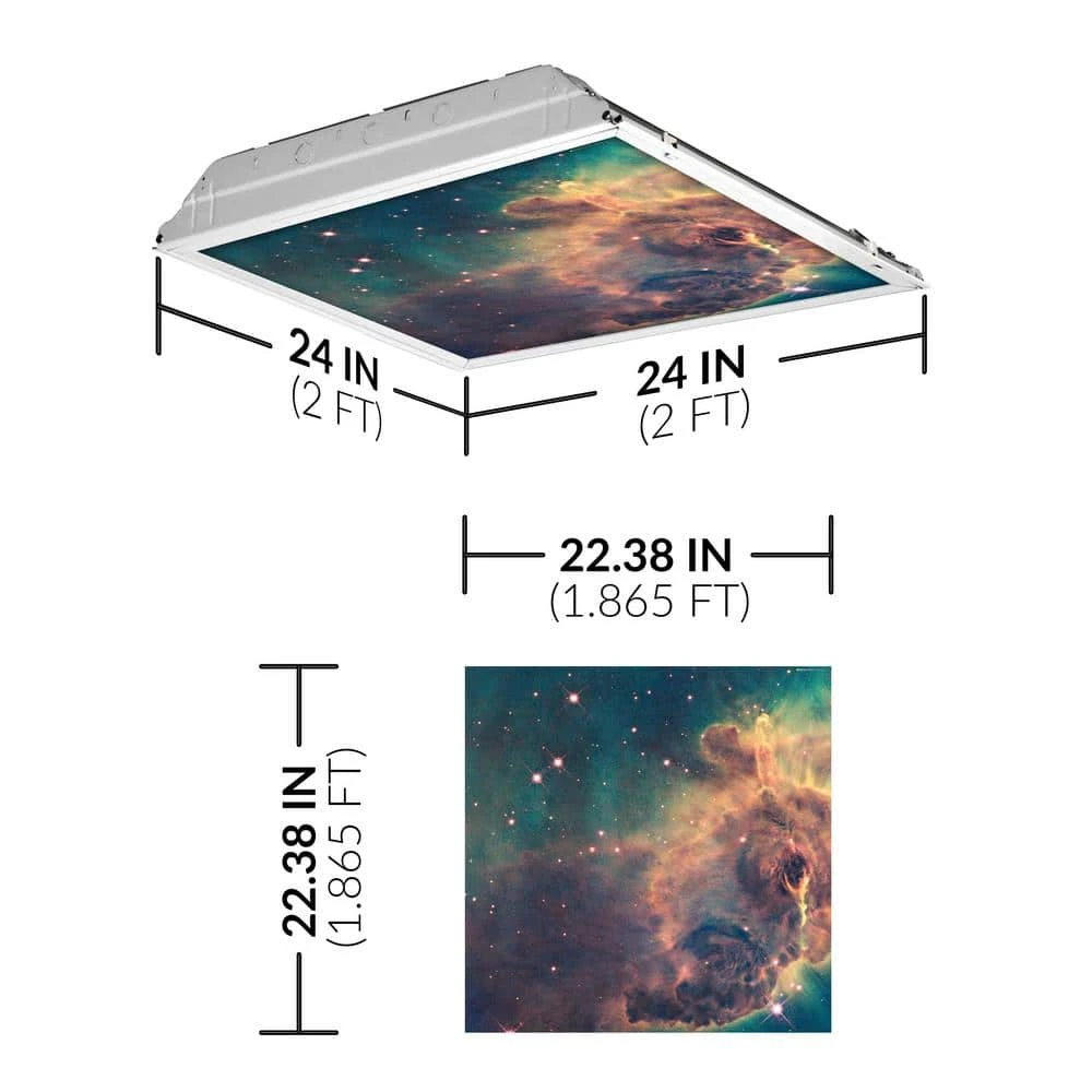 006 2 ft. x 2 ft. Fluorescent Light Filters Astronomy by OCTO LIGHTS - Image 2