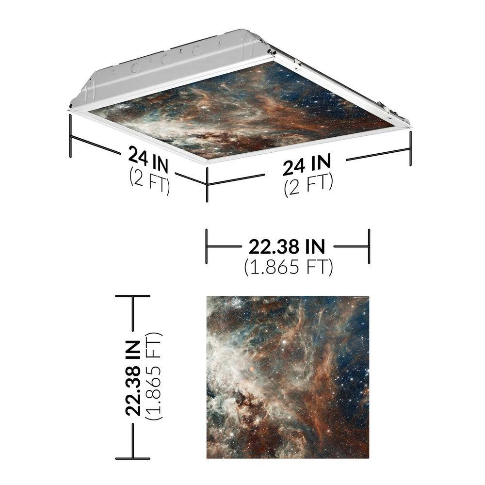 014 2 ft. x 2 ft. Fluorescent Light Filters Astronomy by OCTO LIGHTS - Image 2