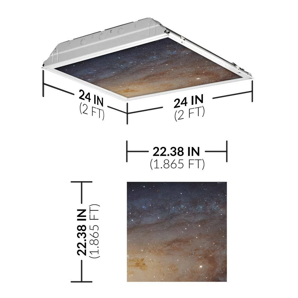 021 2 ft. x 2 ft. Fluorescent Light Filters Astronomy by OCTO LIGHTS - Image 2