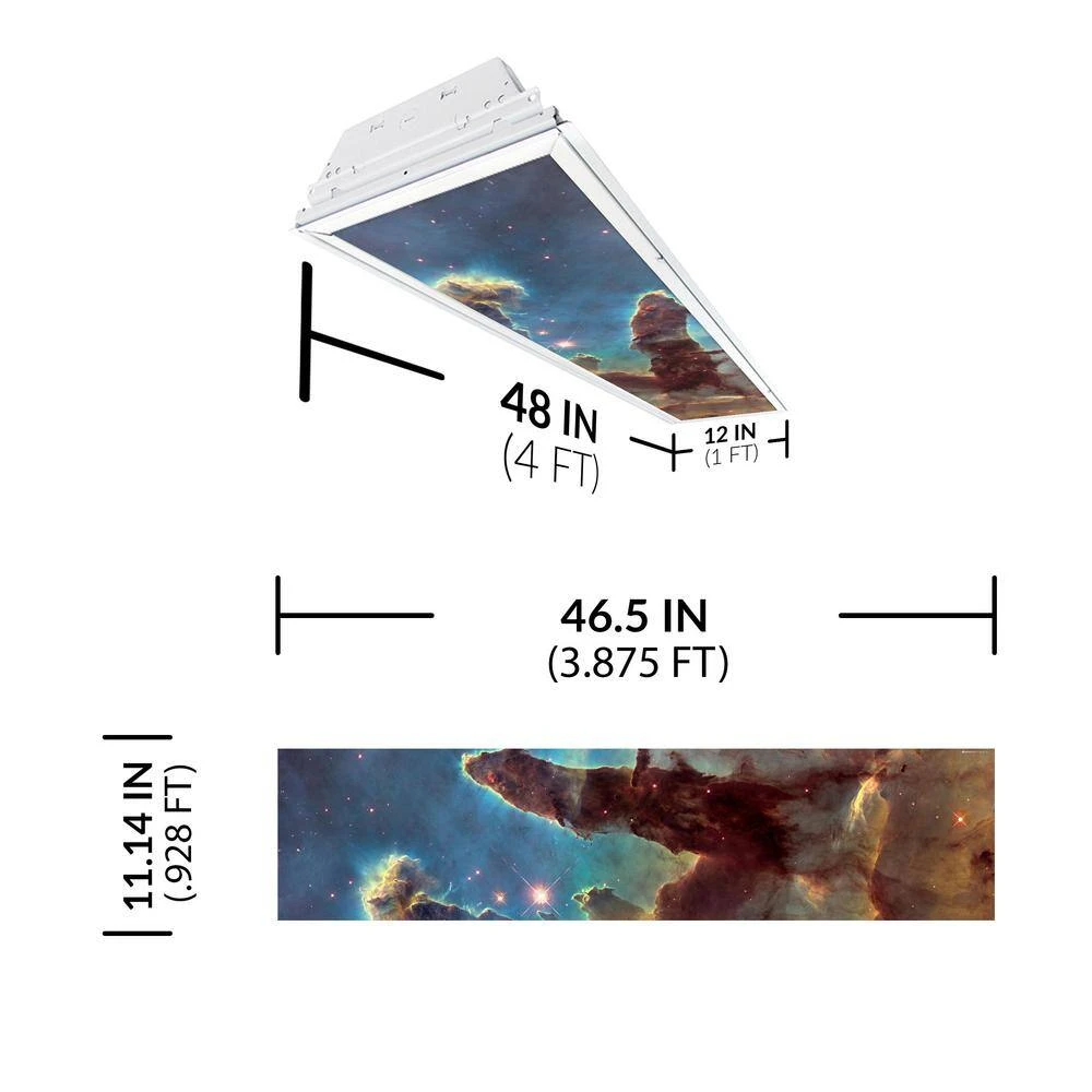 022 1 ft. x 4 ft. Fluorescent Light Filters Astronomy by OCTO LIGHTS - Image 2