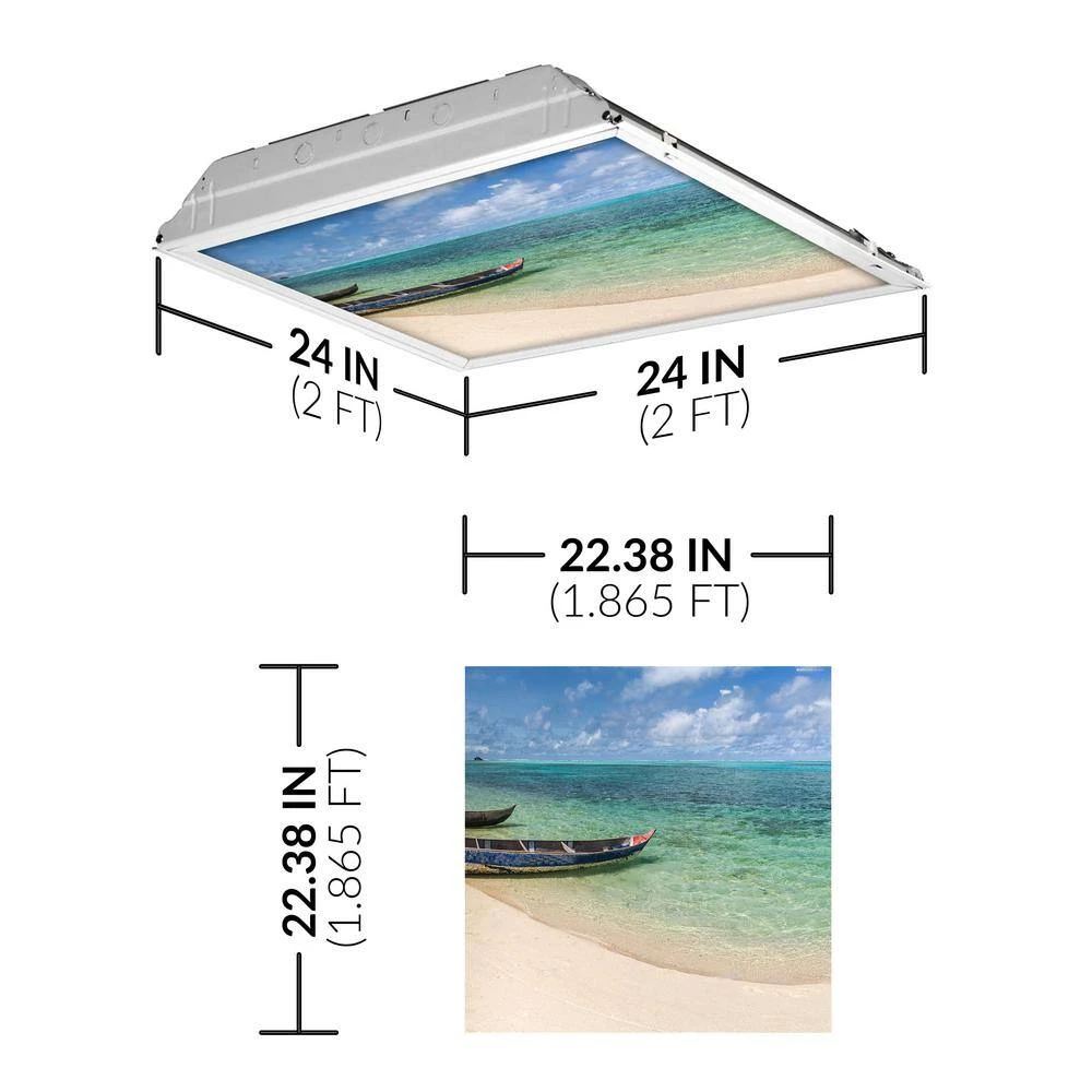 2 x 2 Fluorescent Light Filters Beach 005 by OCTO LIGHTS - Image 2