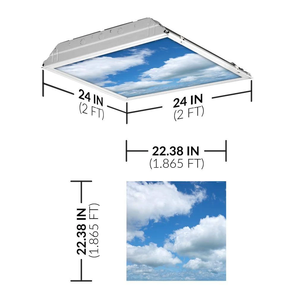 008 2 ft. x 2 ft. Fluorescent Light Filters by OCTO LIGHTS - Image 2
