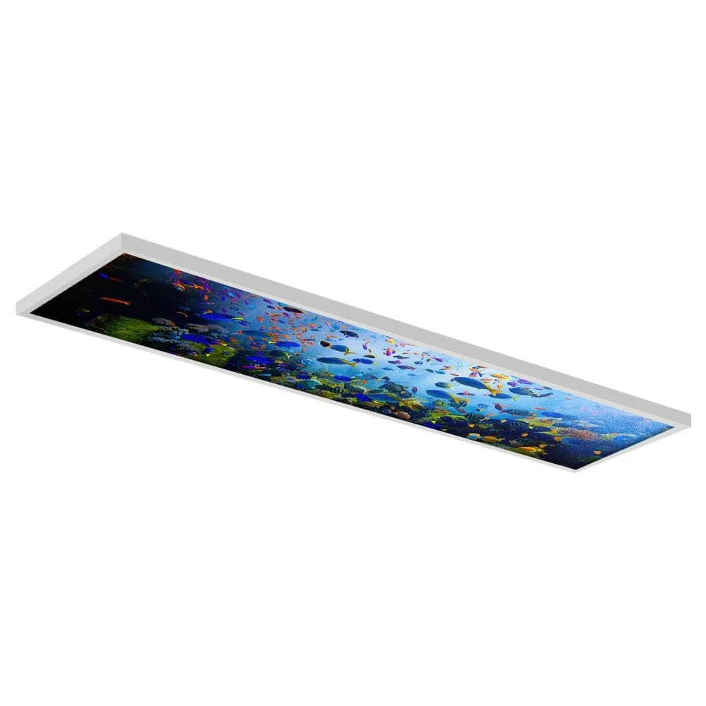Ocean 001 1 ft. x 4 ft. Flexible Decorative Light Diffuser Panels Ocean for Classrooms and Offices by OCTO LIGHTS